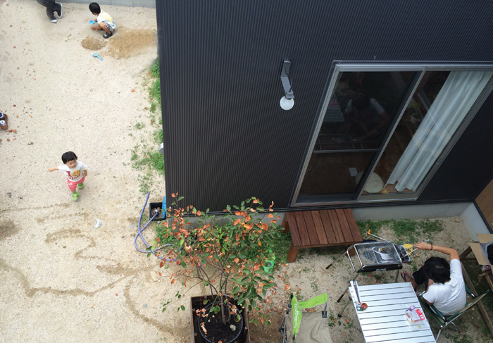 中庭を楽しむ家　住宅新築工事