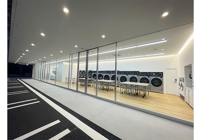2023年 3月完成 ペコショップ広中新開店　白王クリーニング広中新開店（コインランドリー併設店） 設計・施工 イッコー建築事務所