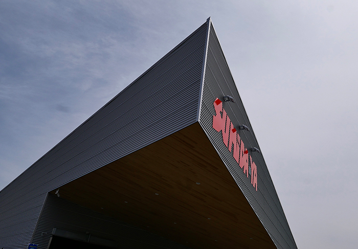 住田屋焼山店 外壁と軒下の仕上材の張替工事