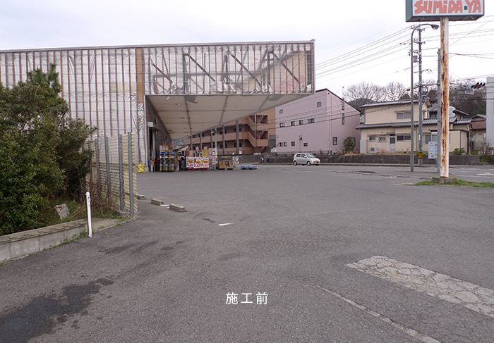 住田屋焼山店 外壁と軒下の仕上材の張替工事