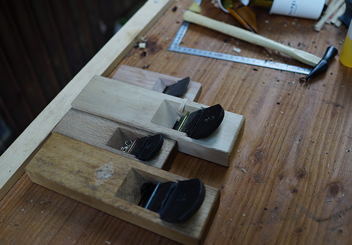 鉋を使用し箸を作るWorkshop