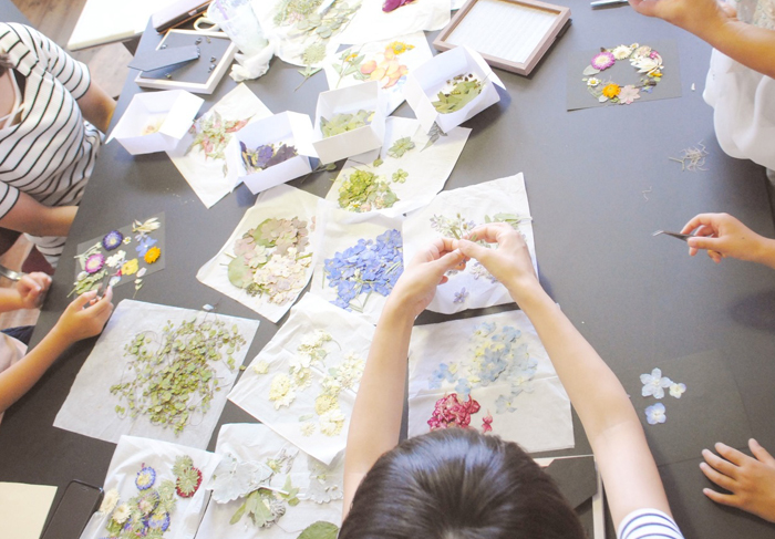 botanico 押し花フレームのワークショップ イッコーワークショップ vol.07 呉市広長浜